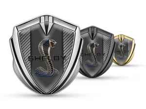 Shelby Metal Emblema Insignia Atlético Aspecto Óptimo